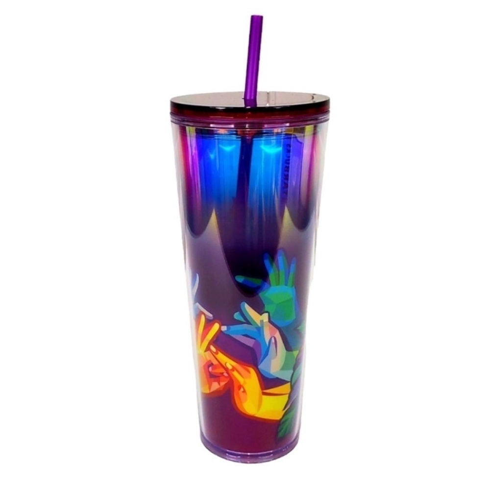 Starbucks American Sign Language (ASL) Venti Tumbler - NWOT